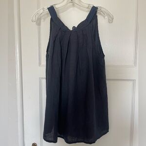 Bellambia sleeveless 100% linen blouse